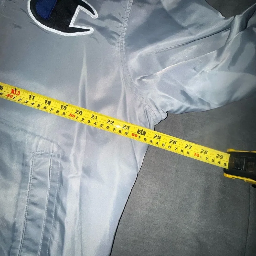 Champion Men's Silver Varsity Lightweight Jacket size XL - Picture 5 of 10